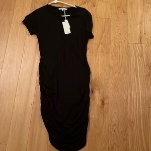 BLACK FITTED DRESS NWT